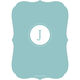 Lagoon Circle Initials Invitations Image 3 of 11